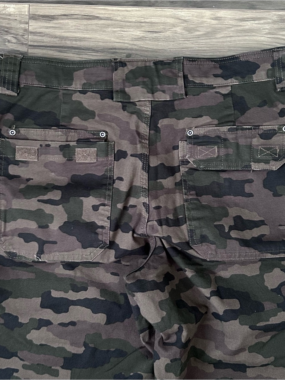 Duluth Trading Flex Fire Hose Cargo Pants Mens 36 X 32 Camo Relaxed Fit Workwear - Picture 5 of 9